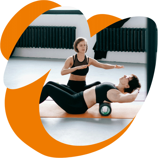 Aktiv und gesund, im Fitnessstudio Kindsvater